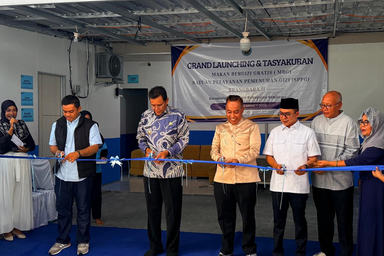 Dapur MBG Brang Bara II Diresmikan, Pemerintah Sumbawa Optimalkan Layanan Makan Bergizi Gratis