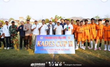 Kades Cup II Labuhan Kuris Bergulir, Wabup Ansori Dorong Potensi Desa Dikembangkan Berkelanjutan