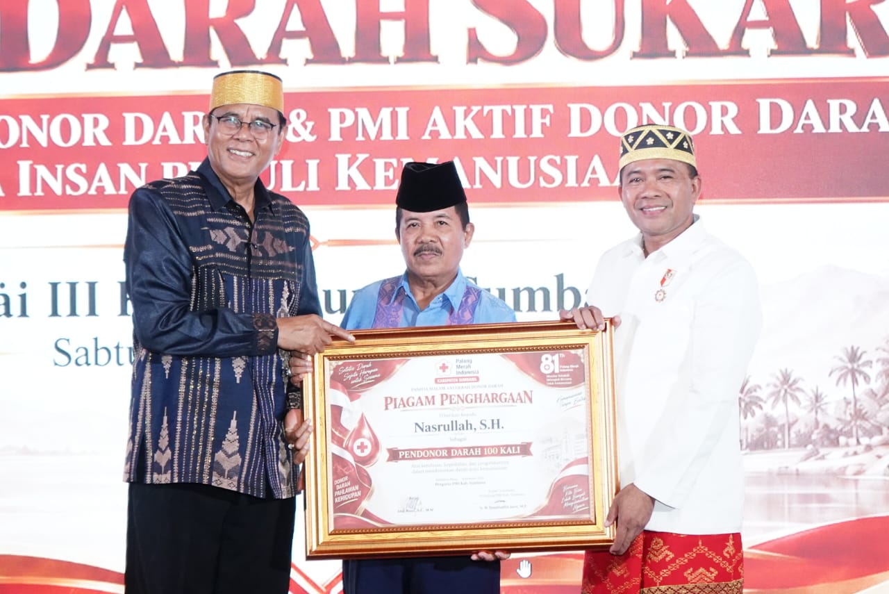 HUT ke-81 PMI Sumbawa, Bupati Jarot Dorong Semangat Kemanusiaan Terus Tumbuh
